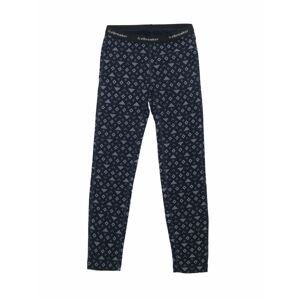 ICEBREAKER Kids Merino 200 Oasis Leggings First Snow, Midnight Navy/Snow velikost: 12