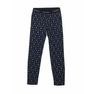 ICEBREAKER Kids Merino 200 Oasis Leggings First Snow, Midnight Navy/Snow velikost: 3