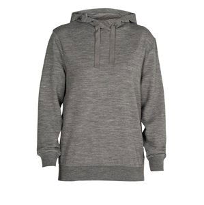 dámská merino mikina ICEBREAKER Wmns Crush LS Hoodie, Gritstone Heather velikost: S