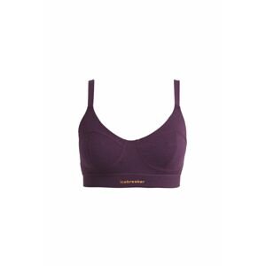 ICEBREAKER Wmns Queens Clasp Bra, Nightshade velikost: L