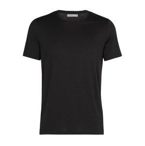 pánské merino triko krátký rukáv ICEBREAKER Mens Tech Lite II SS Tee, Black velikost: L