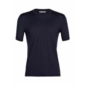 pánské merino triko krátký rukáv ICEBREAKER Mens Tech Lite II SS Tee, Midnight Navy velikost: XS