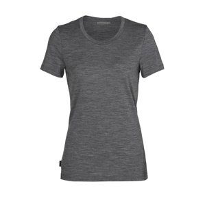 dámské merino triko krátký rukáv ICEBREAKER Wmns Tech Lite II SS Tee, Gritstone Heather velikost: XL