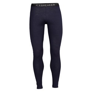 pánské merino spodky ICEBREAKER Mens 200 Sonebula Leggings, Mdnght Nvy/Snow/Cb velikost: S