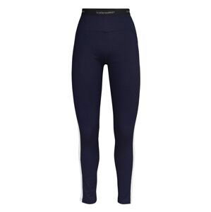 dámské merino spodky ICEBREAKER Wmns 200 Sonebula Leggings, Midnight Navy/Snow velikost: XL