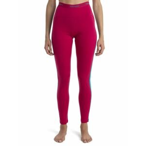 ICEBREAKER Wmns 200 Oasis Sonebula Leggings, Electronpink/Fluxgreen velikost: XL