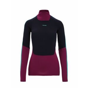 ICEBREAKER Wmns 200 Sonebula LS High Neck, Go Berry/Midnight Navy velikost: M