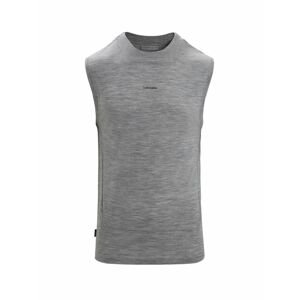 ICEBREAKER Mens ZoneKnit™ Tank, Metro Heather velikost: M