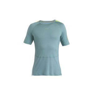 ICEBREAKER Mens 125 ZoneKnit™ SS Crewe, Cloud Ray/Hyper/Cb velikost: L