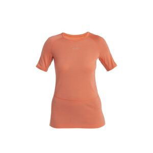 ICEBREAKER Wmns 125 ZoneKnit™ SS Crewe, Tang/Praline/Cb velikost: S