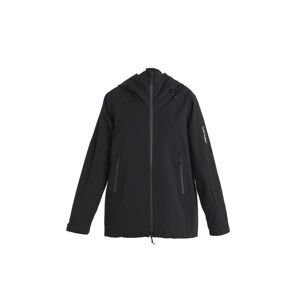 ICEBREAKER Wmns Merino Shell+ Peak Hooded Jacket, Black velikost: M