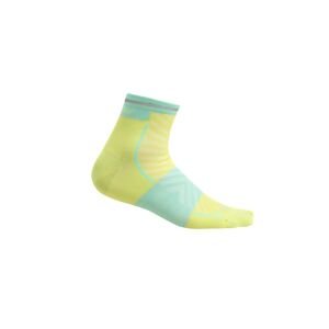 ICEBREAKER Mens Merino Run+ Ultralight Mini, Hyper/Aura velikost: L