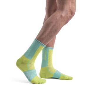 ICEBREAKER Mens Merino Run+ Ultralight Crew, Hyper/Aura velikost: M