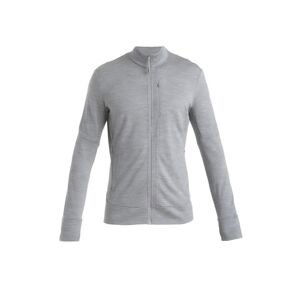 ICEBREAKER Mens Merino 260 Quantum IV LS Zip, Metro Heather velikost: XL