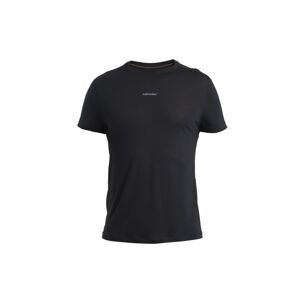 Pánské merino triko krátký rukáv ICEBREAKER Mens Merino 125 Cool-Lite™ Speed SS Tee, Black velikost: L