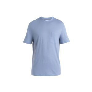 ICEBREAKER Mens Merino 150 Tech Lite III SS Relaxed Pocket Tee, Kyanite velikost: M