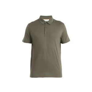 ICEBREAKER Mens Merino 150 Tech Lite III SS Polo, Loden velikost: L