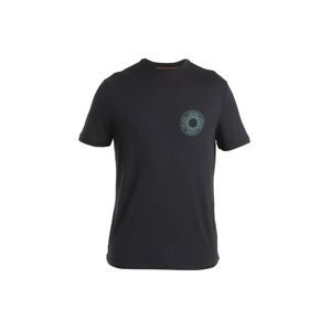 ICEBREAKER Mens Merino 150 Tech Lite III SS Tee Connection, Black velikost: XL