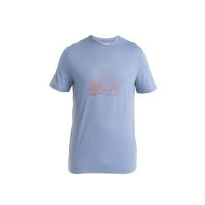 ICEBREAKER Mens Merino 150 Tech Lite III SS Tee Van Camp, Kyanite velikost: M