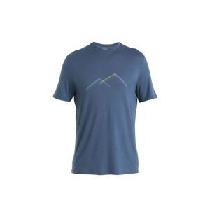 Pánské merino triko krátký rukáv ICEBREAKER Mens Merino 150 Tech Lite III SS Tee Peak Glow, Dawn velikost: S