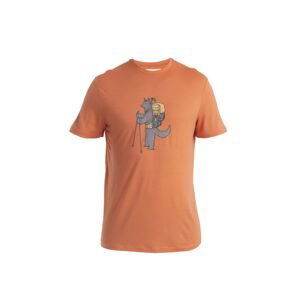 ICEBREAKER Mens Merino 150 Tech Lite III SS Tee Tech Head, Ember velikost: L