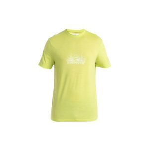 ICEBREAKER Mens Merino 150 Tech Lite III SS Tee IB Grown Naturally, Hyper velikost: M