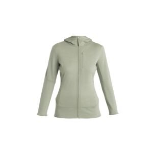 ICEBREAKER Wmns Merino 260 Quantum IV LS Zip Hoodie, Lichen velikost: M