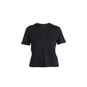 ICEBREAKER Wmns Merino 150 Tech Lite III SS Crop Tee, Black velikost: L