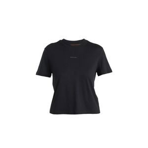 ICEBREAKER Wmns Merino 150 Tech Lite III SS Crop Tee, Black velikost: XL