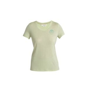 ICEBREAKER Wmns Merino 150 Tech Lite III SS Scoop Tee Icebreaker Logo Reflections, Glazen velikost: M