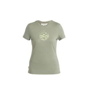 ICEBREAKER Wmns Merino 150 Tech Lite III SS Tee Camping Circle, Lichen velikost: M