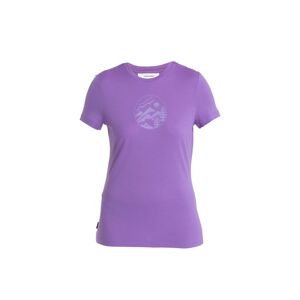 ICEBREAKER Wmns Merino 150 Tech Lite III SS Tee Camping Circle, Magic velikost: L