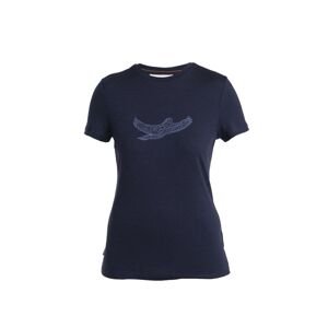 ICEBREAKER Wmns Merino 150 Tech Lite III SS Tee Icebreaker Kea, Midnight Navy velikost: M