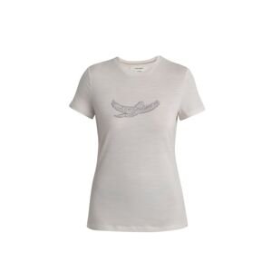 ICEBREAKER Wmns Merino 150 Tech Lite III SS Tee Icebreaker Kea, Chalk velikost: M