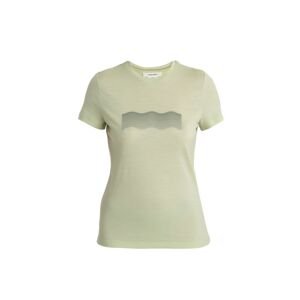 ICEBREAKER Wmns Merino 150 Tech Lite III SS Tee Contour Waves, Glazen velikost: L