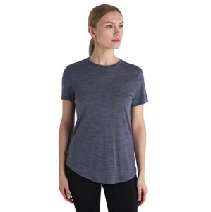 Dámské merino triko krátký rukáv ICEBREAKER Wmns Merino 125 Cool-Lite™ Sphere III SS Tee, Midnight Navy Heather velikost: L