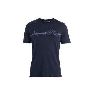 ICEBREAKER Mens Merino 150 Tech Lite II SS Tee TBC, Midnight Navy velikost: S