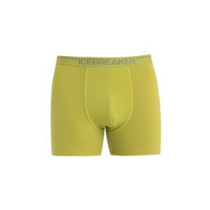 ICEBREAKER Mens Anatomica Boxers, Bio Lime velikost: XXL