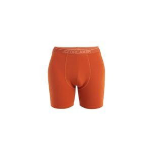 ICEBREAKER Mens Anatomica Long Boxers, Molten velikost: M