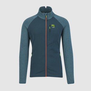 KARPOS M Pizz. Evo Full Zip Fleece, Dark Sea/Balsam velikost: XXL