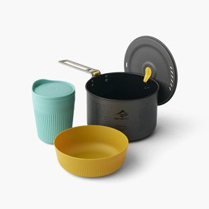 Sada nádobí Sea to Summit Frontier UL One Pot Cook Set -  3 kusy 2 litry Pot w/ M Bowl a Ins Mug velikost: OS (UNI)