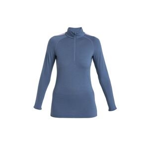 ICEBREAKER Wmns Merino ZoneKnit 200 LS Half Zip, Dawn/Purple Gaze (vzorek) velikost: S