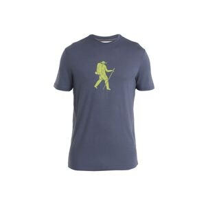 ICEBREAKER Mens Merino 150 Tech Lite III SS Tee Trail Hiker, Graphite (vzorek) velikost: M