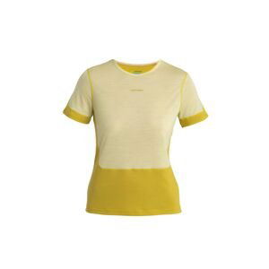 ICEBREAKER Wmns Merino 125 ZoneKnit™ Energy Wind SS Tee, Lux/Lucid/Cb (vzorek) velikost: S