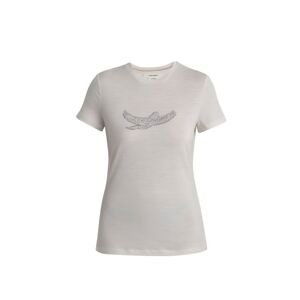 ICEBREAKER Wmns Merino 150 Tech Lite III SS Tee Icebreaker Kea, Chalk (vzorek) velikost: S