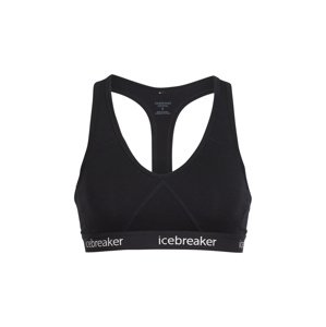 dámská merino podprsenka ICEBREAKER Wmns Sprite Racerback Bra, Black velikost: M