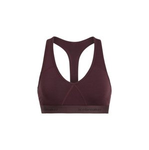 dámská merino podprsenka ICEBREAKER Wmns Sprite Racerback Bra, Redwood velikost: XS