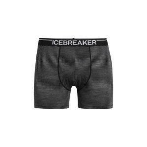 pánské merino boxerky ICEBREAKER Mens Anatomica Boxers, Gritstone Heather velikost: L