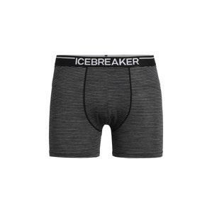 pánské merino boxerky ICEBREAKER Mens Anatomica Boxers, Gritstone Heather velikost: S