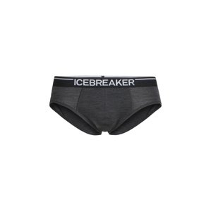 pánské merino slipy ICEBREAKER Mens Anatomica Briefs, Jet Heather velikost: L